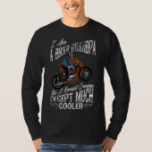 Ik ben een     grootvader voor Grandpas Motorbikes T-shirt (Voorkant)
