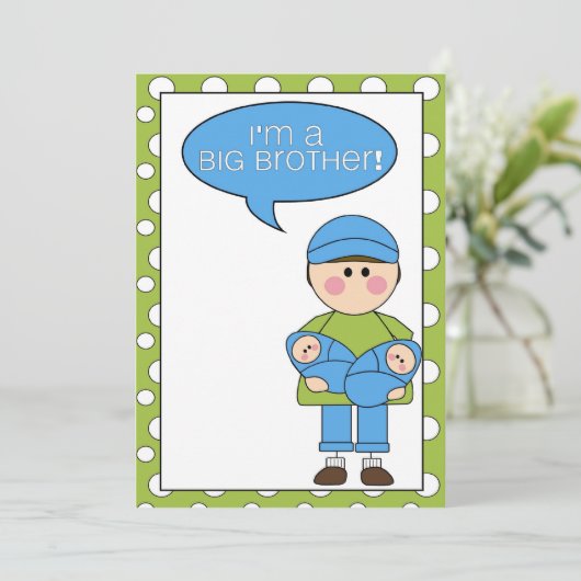 ik ben een grote broeder ( tweelingbroers ) - aank aankondiging (Staand voorkant)