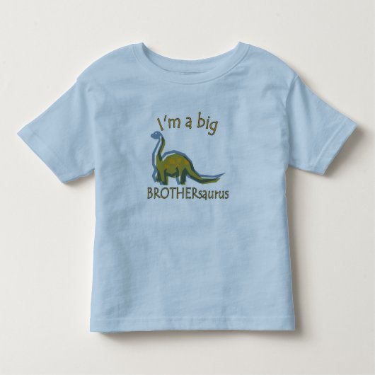 Ik ben een grote broedersaurus solo kinder shirts (Voorkant)