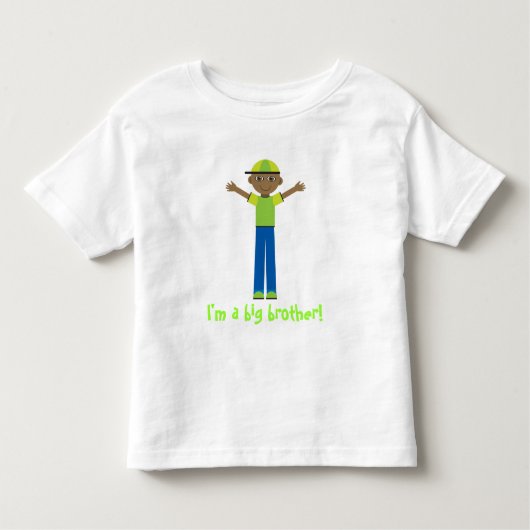 Ik ben een grote broer! a bis) kinder shirts (Voorkant)