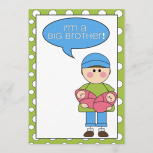 ik ben een grote broer ( twee zussen ) aankondiging