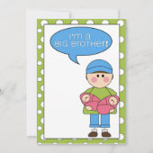 ik ben een grote broer ( twee zussen ) aankondiging (Voorkant)