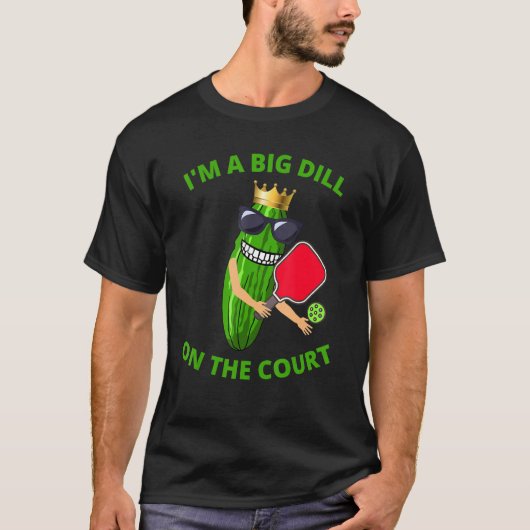 Ik ben een grote dal op de Mannen van de Picklebal T-shirt (Voorkant)