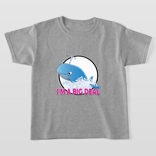 Ik ben een grote deal - Kids' Basic T-Shirt (Laagn)