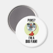 Ik ben een grote Fan Funny Electric Fan Pun Magneet (Voorkant / Achterkant)