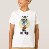 Ik ben een grote Fan Funny Electric Fan Pun T-shirt (Voorkant)