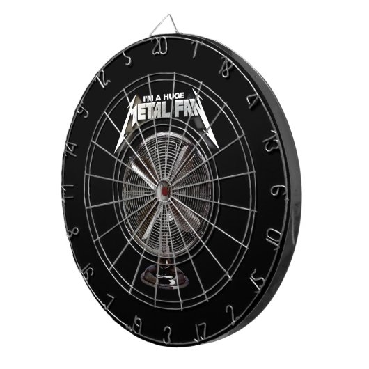 Ik ben een grote metaal-ventilator - Pedestal Fan Dartbord (Voorkant Rechts)