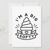 Ik ben een grote smet bedankkaart (Voorkant)