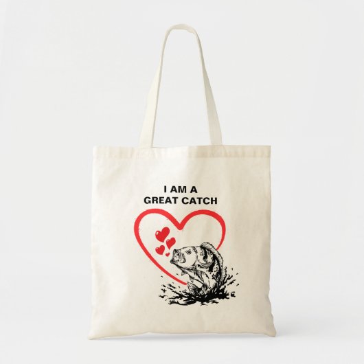 IK BEN EEN GROTE VANGSTliefde Gevist Tote Bag (Voorkant)