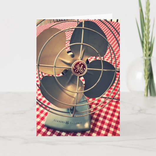 Ik ben een Grote Ventilator Bedankkaart (Voorkant)