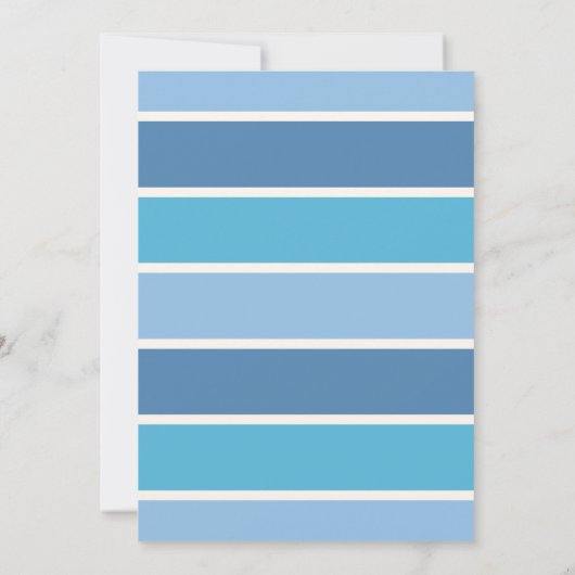 Ik ben een grote zus (blauw) platte aankondiging K (Achterkant)