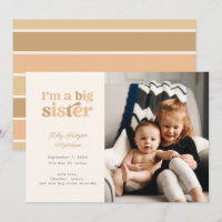 Ik ben een grote zus (neutraal) Foto Geboorte