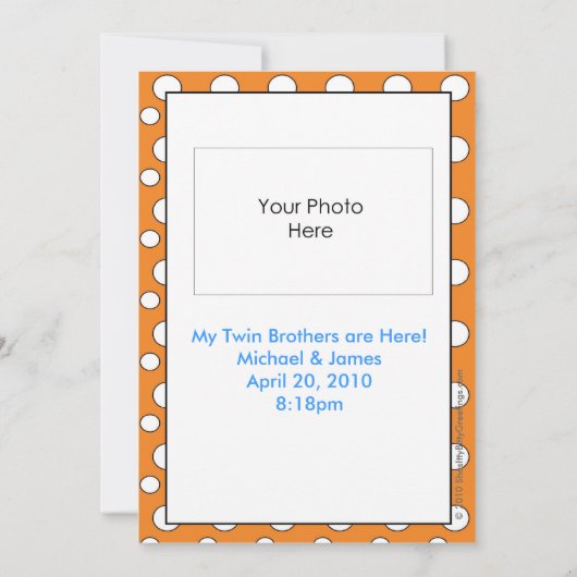 ik ben een grote zuster - aankondiging (Achterkant)