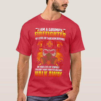 Ik ben een gruwelijke brandweerman t-shirt