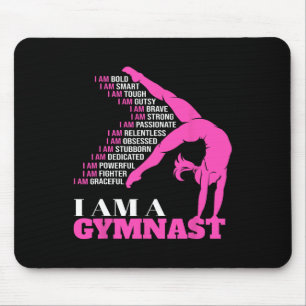 Ik ben een Gymnast Funny Handstand Gymnastics Gift Muismat