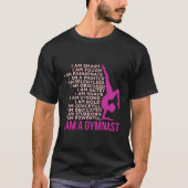 Ik ben een Gymnast Gymnastics Gymnastic Sports Lov T-shirt (Voorkant)