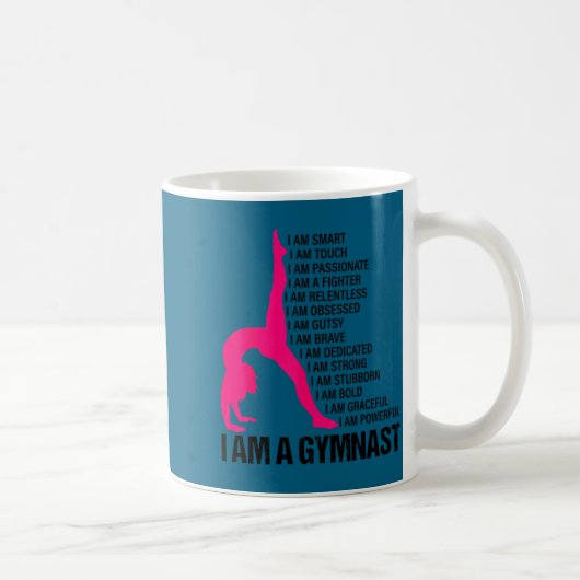 Ik Ben Een Gymnast Koffiemok (Rechts)