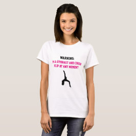 Ik ben een Gymnast Magenta Gymnastics Name Persona T-shirt