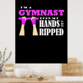 Ik ben een gymnast poster (Keuken)