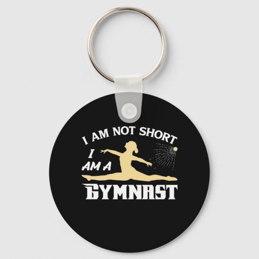 Ik ben een gymnast sleutelhanger (Voorkant)