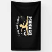 Ik ben een gymnast spandoek (Verticaal)