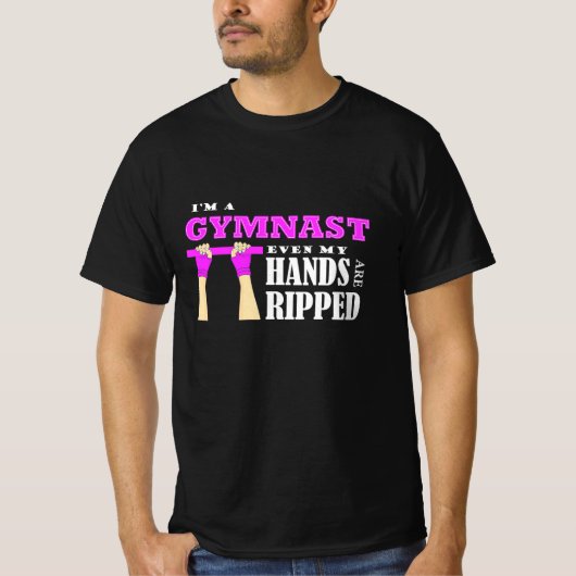 Ik ben een gymnast t-shirt (Voorkant)