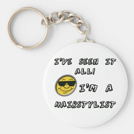 Ik ben een Haarstylist Sleutelhanger (Voorkant)