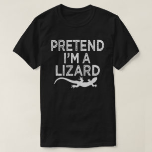 Ik ben een hagedis Funny Halloween Costume Gift. T-shirt