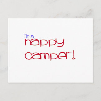 Ik ben een Happy Camper Briefkaart