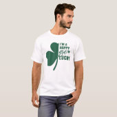 Ik ben een Happy Go Lucky Shamrock St. Patrick's D T-shirt (Voorkant volledig)