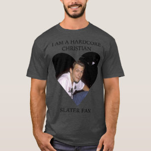 Ik ben een hardcore Christian Slater-fan retro fam T-shirt
