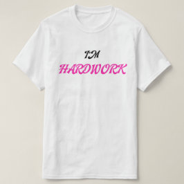 Ik ben een hardwerkende cute matching couple heren t-shirt