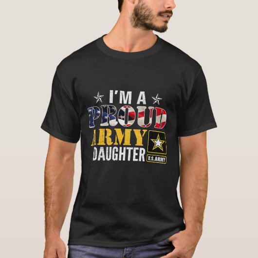 Ik ben een havenlegerdochter van de Amerikaanse vl T-shirt (Voorkant)