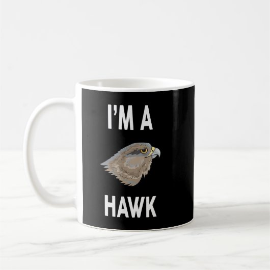 Ik ben een HAWK Funny HAWK Koffiemok (Links)