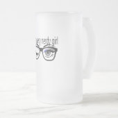 Ik ben een heel nerdy meisje met een oogschaduw va matglas bierpul (Voorkant rechts)