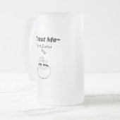 Ik ben een heks dokter matglas bierpul (Voorkant links)