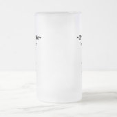 Ik ben een heks dokter matglas bierpul (Center)