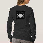 "Ik ben een heks" lange hoes T T-shirt (Achterkant)