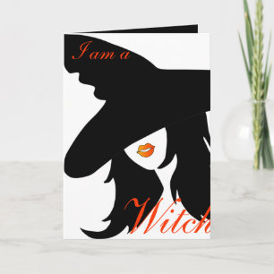 Ik ben een heks, maar ik ben een Woman_card Kaart