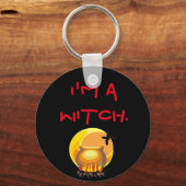 Ik ben een heks sleutelhanger (Voorkant)