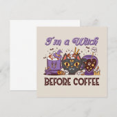 Ik ben een heks voor koffie (Voorkant / Achterkant)