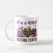 Ik ben een heks voor koffie koffiemok (Links)