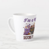Ik ben een heks voor koffie latte mok (Linkerhoek)