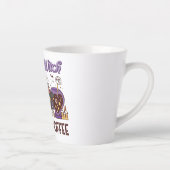 Ik ben een heks voor koffie latte mok (Rechts)