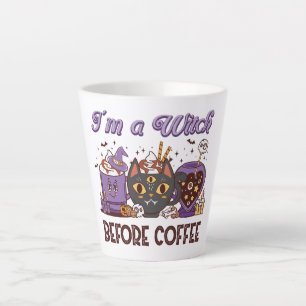 Ik ben een heks voor koffie latte mok