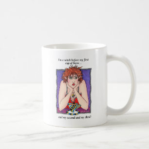 Ik ben een heks voor mijn eerste beker van brouwen koffiemok