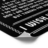 Ik ben een heks Wicca Halloween Pagan Costume Poster (Hoek)