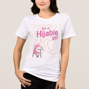 Ik ben een Hijabie Meisje Cute T-Shirt   Bescheide