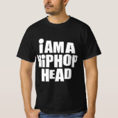 Ik ben een HipHop Head T-shirt (Voorkant)