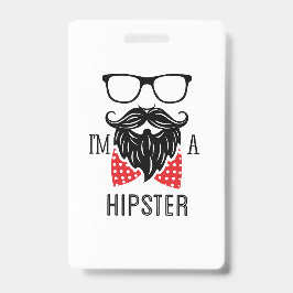 Ik ben een Hipster Badge